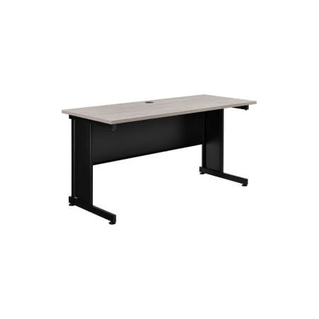 Global Equipment Interion    60"W Desk - Rustic Gray 240265RGY